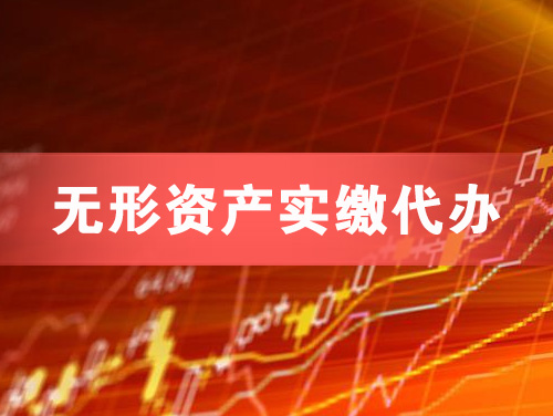 常德无形资产实缴资本代办